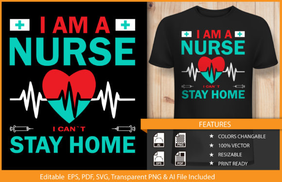 Nurse Graphics for T-Shirt Designs