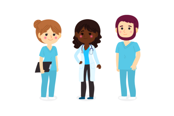 Nurse Medical Graphics and Illustrations Review