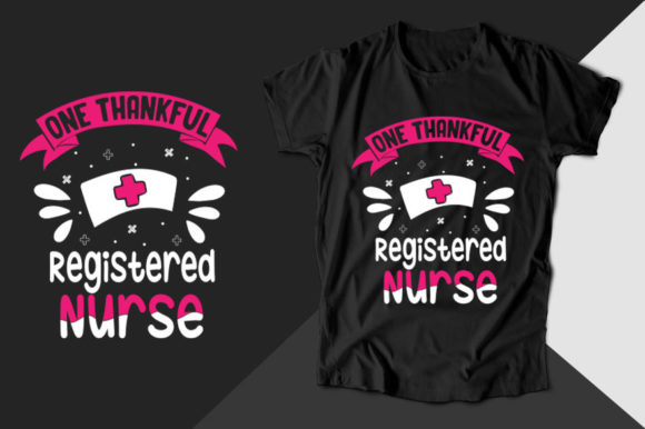 One Thankful RN Graphics & T-Shirt Designs