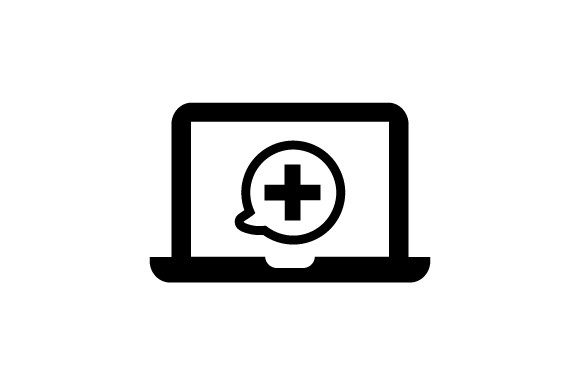 Online Medical Care Icon: Graphics and Icons