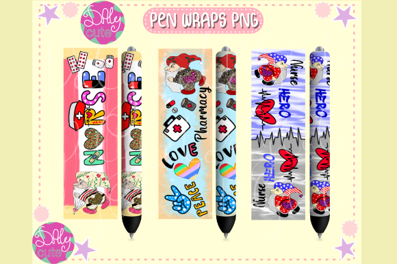 Reviewing Nurse Pen Wraps PNG for Pharmacy Projects